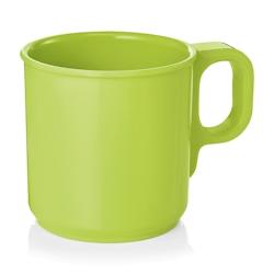 Lot de 12 Mugs en Melamine pomme verte  H 78 mm Diamètre 77 mm Was Germany - vert matière synthétique 9366028_0
