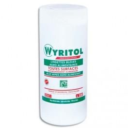 WYRITOL PROFESSIONNEL PAQUET DE 200 LINGETTES AGRO ALIMENTAIRES BLEU