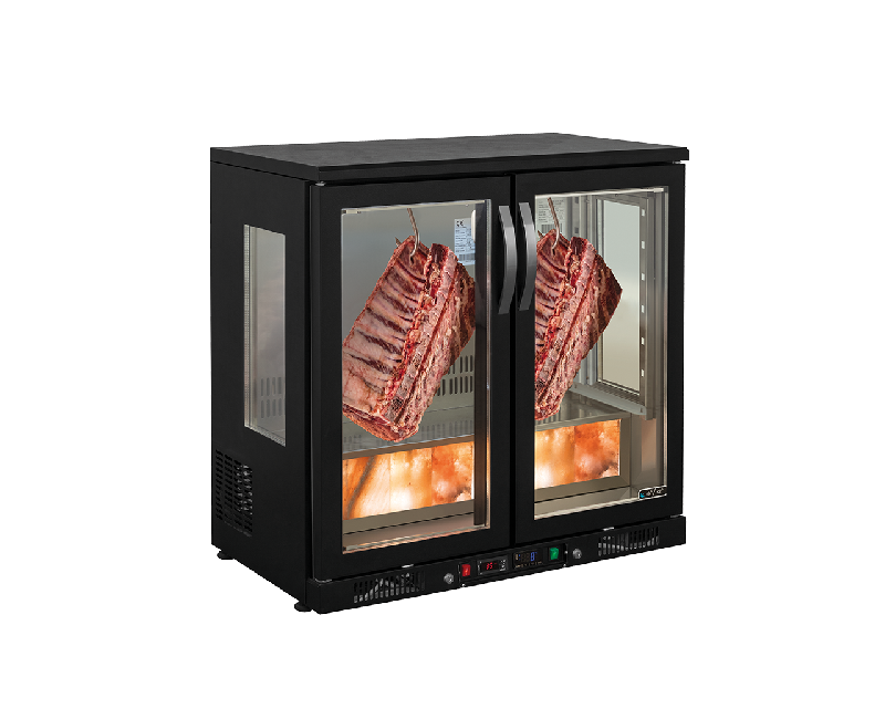 Armoire froide de maturation vitrée spécial viande - Iberna - Température -3° à +5°C - Éclairage LED_0