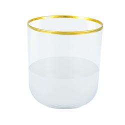 Aulica Verres A Eau Bas Bord Dore Nish  - Lot De 6 - verre 962317_0