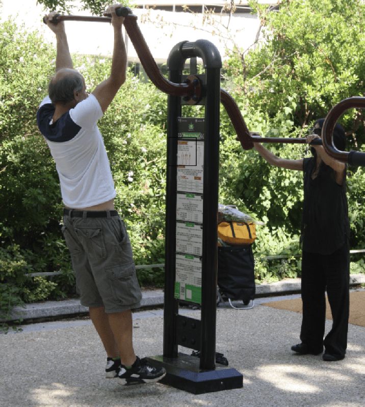 Barre à traction accessible PMR - Gamme Fitness_1