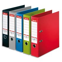 CLASSEUR À LEVIER PLUS MAXI VIVIDA, A4+, 8 CM, PP, ASSORTI DE COULEURS - LOT DE 10
