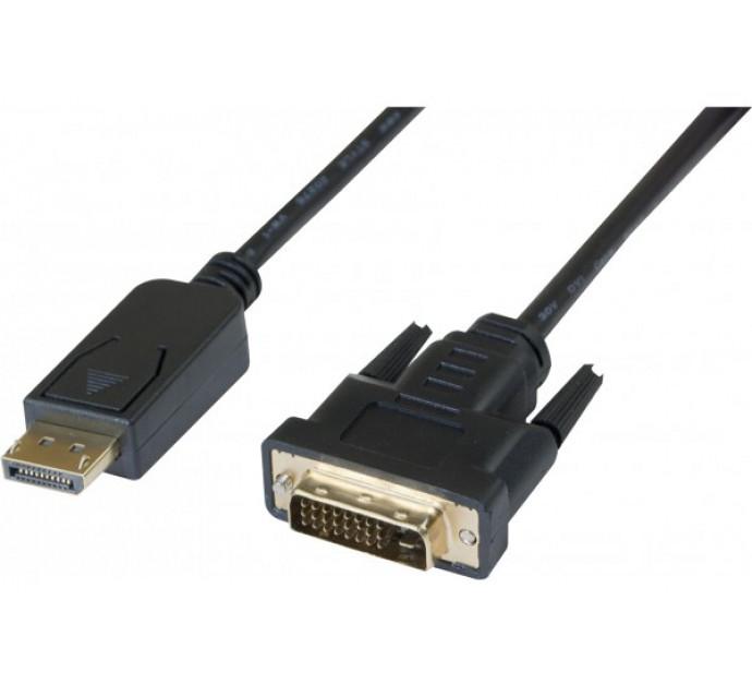 Cordon DisplayPort vers DVI-D 3,0m - Norme DisplayPort 1.1 - Résolution 1920 x 1200 - Référence 128212_0