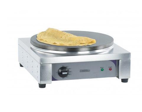 Crêpière carrée 35 électrique - Référence CCC35E - Châssis inox - Plaque fonte Ø350 mm - 2200W_0