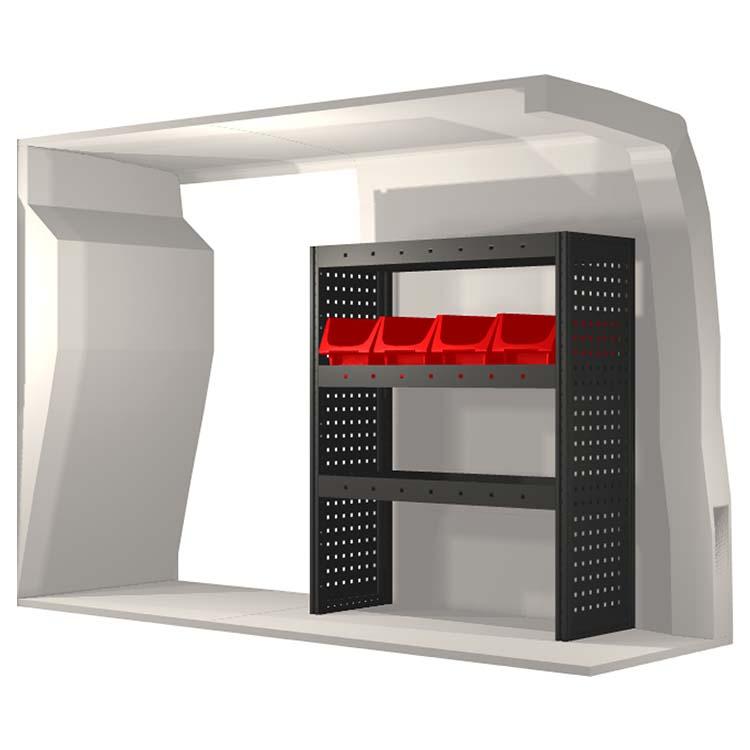 Kit d'aménagement 20100068 - Meubles de rangement pour véhicules utilitaires - Compatible Citroën, Peugeot, Opel, Toyota et Ford_0