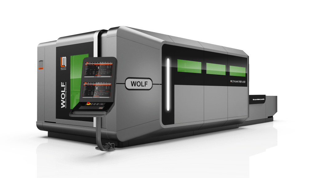Machine de découpe laser fibre, à table navette longitudinale - WOLF_0