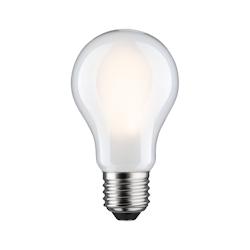 Paulmann Eco-Line Filament 230 V Ampoule LED E27 Luminaire individuel  806lm 4,3W 3000K gradable Dépoli 29256 - blanc verre 29256_0