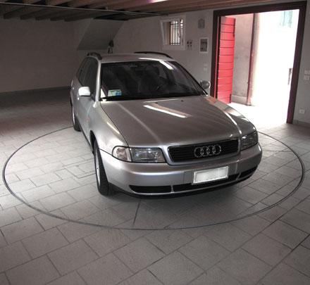 Plateforme rotative pour voiture