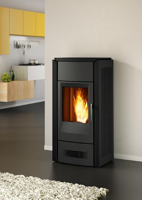 Poêle à granulés - Piazzetta P963D - céramique émaillée, 11,3 kW, Multifuoco System®_0