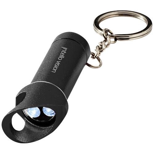 Porte-clé décapsuleur avec lampe Lobster 10418400 - Mini lampe 3 LED blanches en aluminium avec piles fournies_0