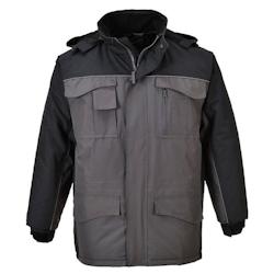 Portwest - Parka de travail bicolore RS imperméable et chaude Noir / Gris Taille 3XL - XXXL noir 5036108187867_0