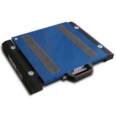 Système de pesage véhicules - Plateaux 300x400 mm - 2 plateformes pèse-roues avec indicateur et mallette de transport_0