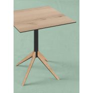 Table Oslo - Restootab - Style scandinave, bois et fer, plateaux sur mesure_0