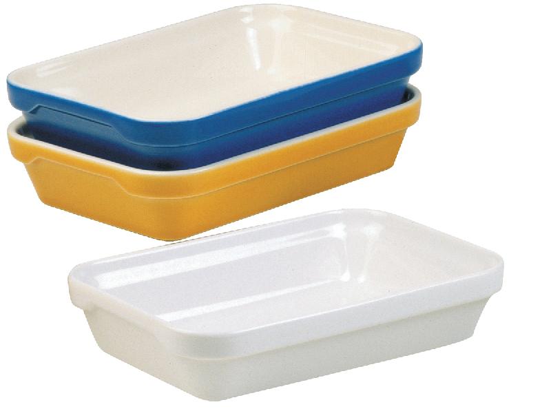 PLAT À LASAGNES RECTANGULAIRE BLANC PORCELAINE 19X13 CM LONDRES REVOL