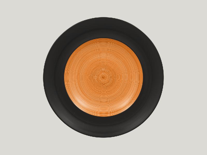 ASSIETTE CREUSE ORANGE PORCELAINE Ø 30 CM TRINIDAD RAK