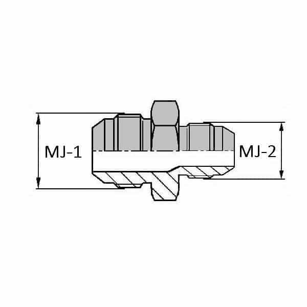 Adaptateurs - Droit mâle JIC - Union réduction - 1