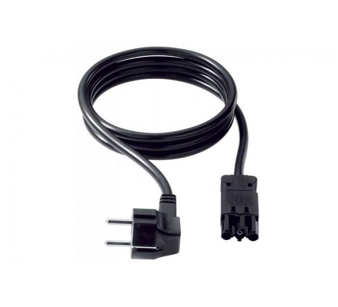 Bachmann cordon secteur noir - 1,5 m - Fiche CEE7 et prise GST18/3 - H05VVF-3x1,5 mm2_0