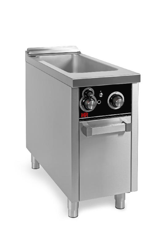 Bain-marie à gaz professionnel sur placard - profondeur 930 mm - réservoir GN4/3 - modèle BMG9004E_0