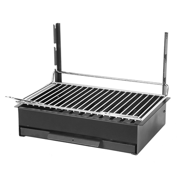 BARBECUE À CHARBON LE MARQUIER VULCAIN CUVE 48X28 CM - 2 À 6 COUVERTS