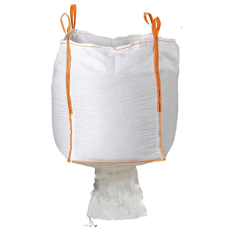 Big bag goulotte de vidange 1m³ - 90x90x110cm - Charge 1500kg - Grammage 160gr/m²_0