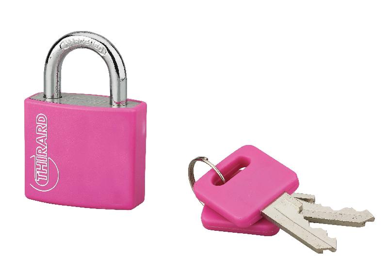 CADENAS À CLÉ TYPE 1 ALUMINIUM COLOR 30 MM ROSE_0