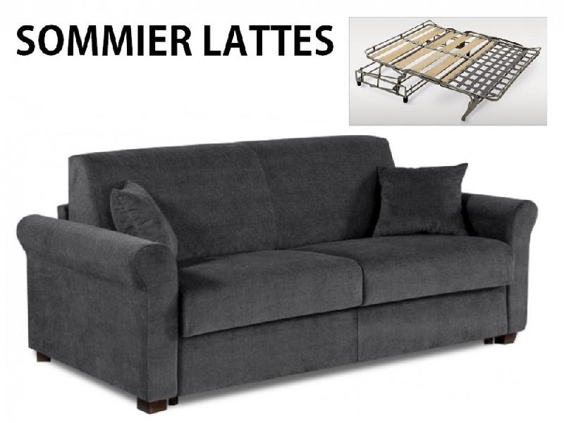Canapé lit 2-3 places romantico convertible ouverture ...