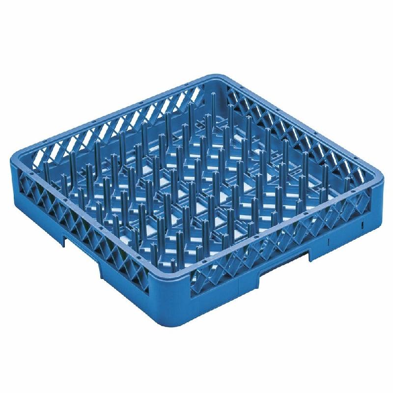 Casier de lavage assiettes / plateaux supp à 45 cm polypropylène 50x50x10 cm ble_0