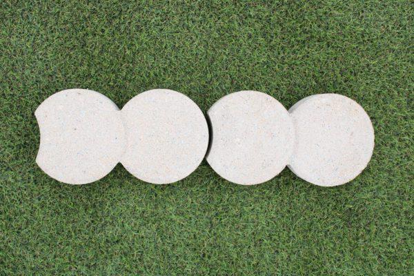 Chaînette pour gazon - Béton - 5cm Longueur, 4cm Largeur, 4.5cm Épaisseur_0