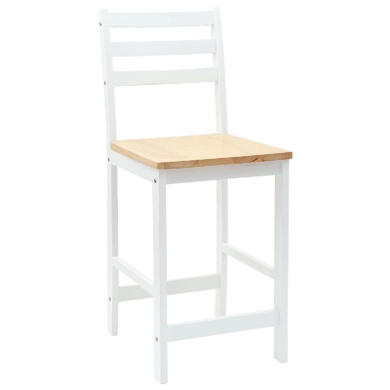 Chaises de salle à manger 2 pcs Blanc 40 x 47,5 x 99,5 cm Modèle Orion Ronde - 8721359375015_0