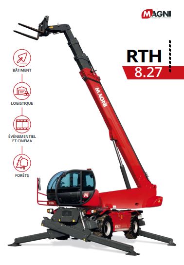 Chariot télescopique rotatif stabilisateur ciseaux - Magni TH - RTH 8.27_0