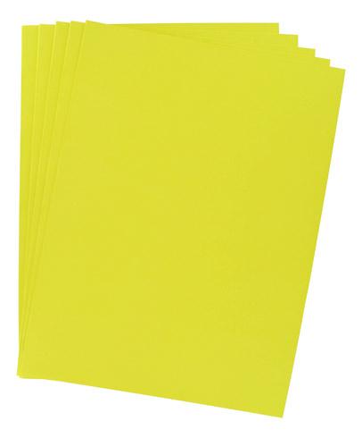 CHEMISE STANDARD 210 G BRUNEAU 24 X 32 CM JAUNE - PAQUET DE 100