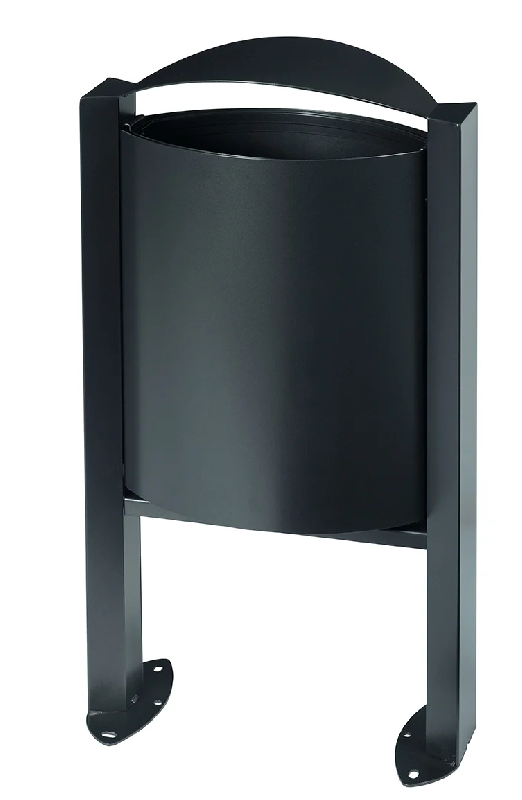 Corbeille ARKEA sur pied de  40 à 100 Litres - Gris Anthracite, 40L_0