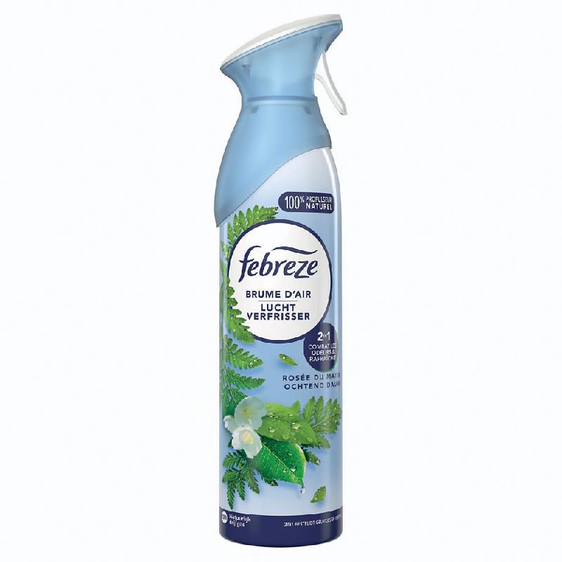 Désodorisant aérosol Febreze Brume d'Air Rosée du matin 185 ml_0