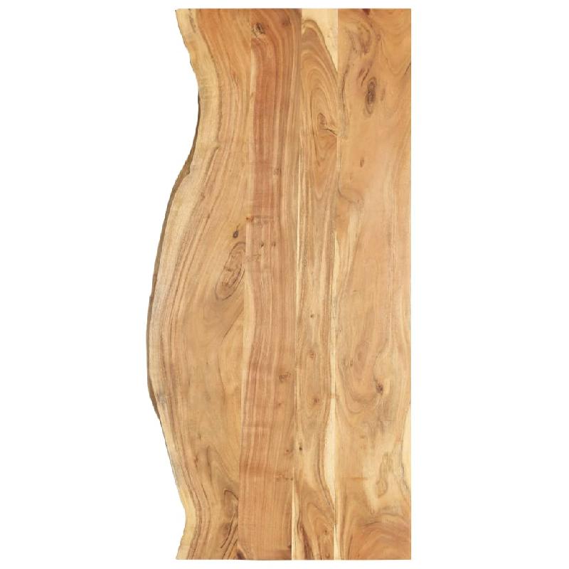 Dessus de meuble-lavabo en bois d'acacia massif - 140 cm - étagère flottante, tablette et plateau de meuble-lavabo 02_0003422_0