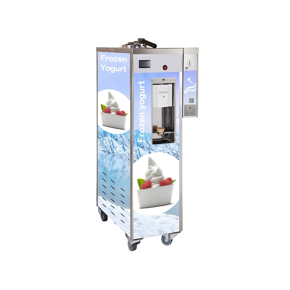 Distributeur automatique de yaourts glacés personnalisable - gusto concept_0