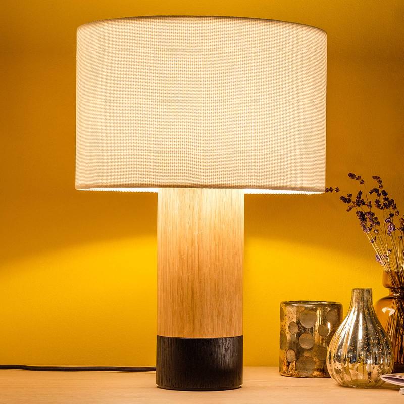 DOMUS LAMPE À POSER KLIPPA NOIR TROOPER ALBÂTRE 41 CM