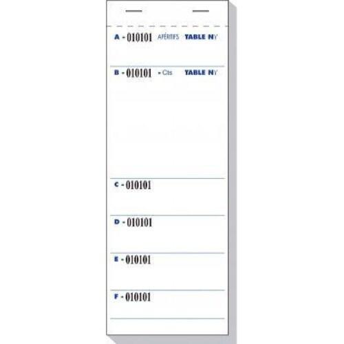 Exacompta Lot de 50 Bloc Brasserie, 95x260 50 tripli - 3130630962083_0