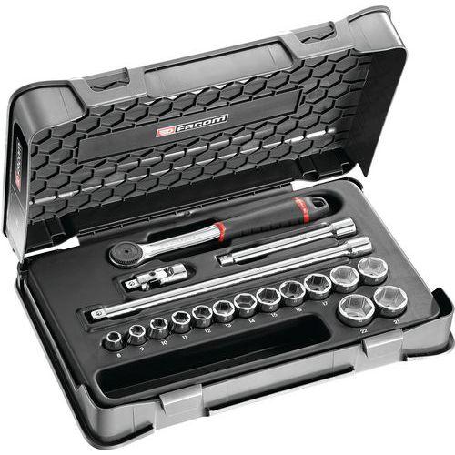 FACOM 1 COFFRET DOUILLES 3/8 POUCES 6 PANS FACOM