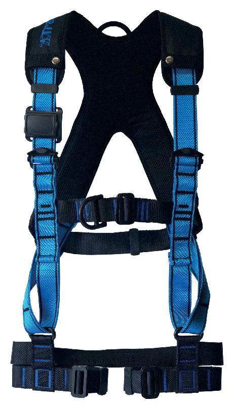 Harnais de sécurité antichute HT55 bleu/noir TXL - TRACTEL - 65612 - 741663 avec X-PAD et réglages rapides_0