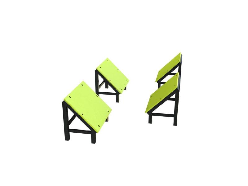 Les jumps en acier galvanisé pour parcours sportif en plein air  - Gamme Ninja_0