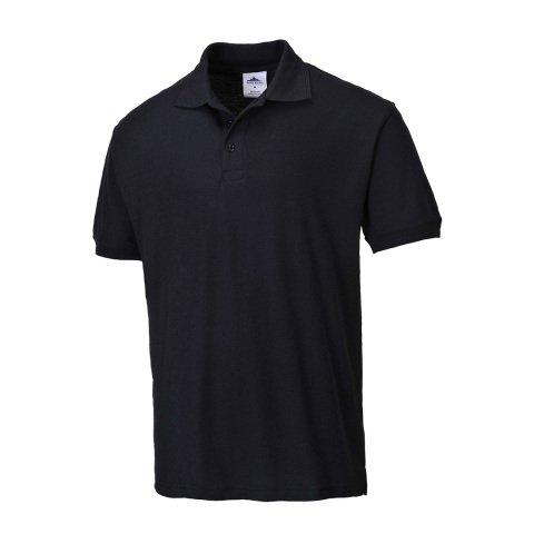 LOT DE 3 - PORTWEST B210 POLO NAPLES NOIR - TAILLE XS