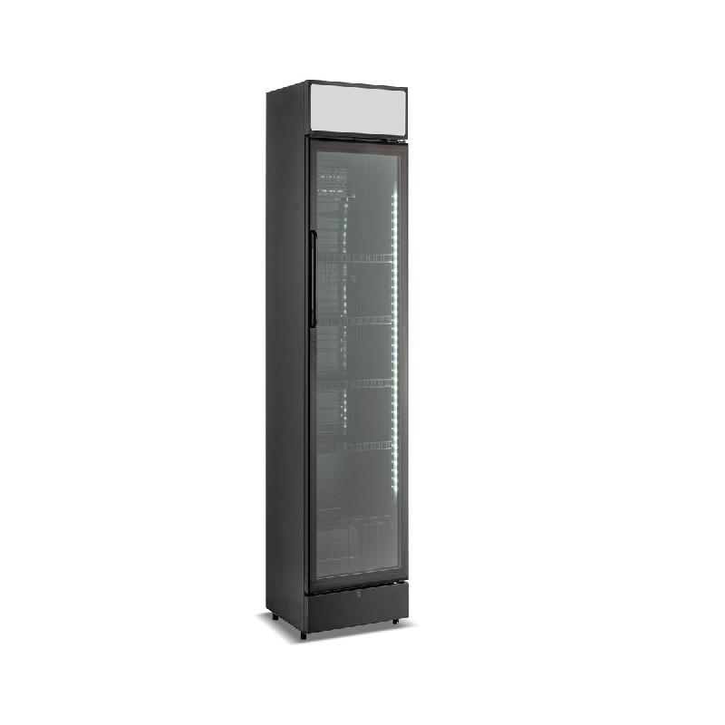 Matériel HORECA Frigo vitrine à boissons avec canopy 380 litres Full Black - SC-380DTOPB - Materiel Horeca - noir multi-matériau SC-380DTOPB_0