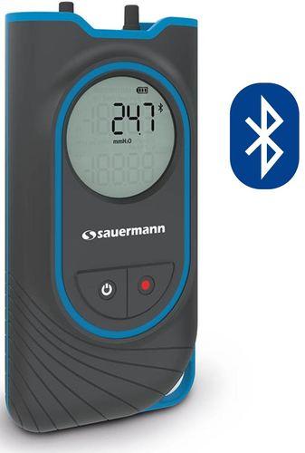 Micro-manomètre portable différentiel - ±150 hPa (15000 Pa), précision 1.5%+20 Pa - écran 2 lignes rétro-éclairé - Bluetooth et application mobile - SANSi-PM3_0