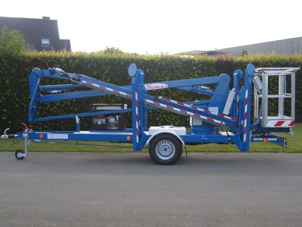 Nacelle tractable 150NW - Thomas - hauteur de travail 15 m - capacité de levage 250 kg - bras télescopique et portée latérale de 7,5 m_0