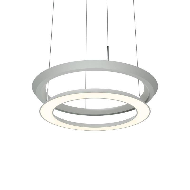 OLIGO YANO SUSPENSION LED UP/DOWN, CCT, ARGENTÉE