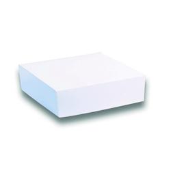 Packnwood FHC - Boîte pâtissière en carton blanc 320x320mm H80mm - 50 pièces - recyclable et polyvalente - 209BP3280_0
