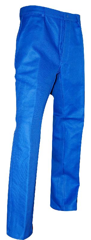 PANTALON CLOU EN COTON SERGÉ BLEU BUGATTI T36 - LMA LEBEURRE - 100141 T36