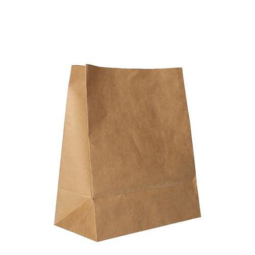PAPSTAR 250 sachets à fond plat, papier kraft 22 cm x 18,5 cm x 9,7 cm brun - marron papier 88447_0