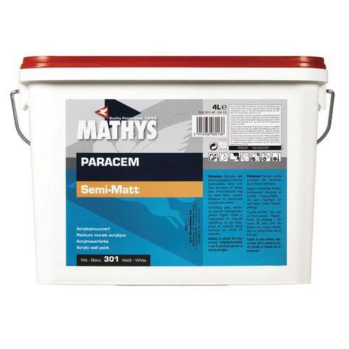 PEINTURE MURALE EXTÉRIEURS PARACEM SEMI-MATT 4L 301 BLANC - RUST-OLEUM