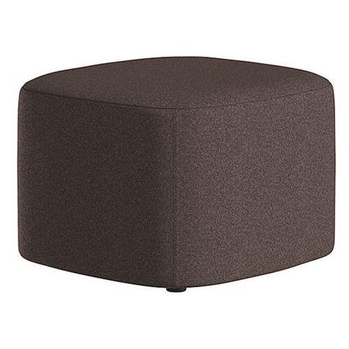 PETIT POUF ABBEY TISSU BRUN - QUADRIFOGLIO